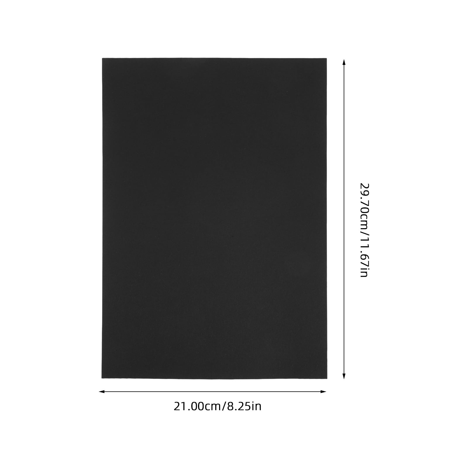 WHAMVOX 50pcs Black Cardstock A4 For Diy Projects Thick Construction Paper For Scrapbooking Card Making And Halloween Crafts