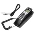thumbnail image 1 of Home Wired Wall Phone Multifunctional Calendar LCD Display Caller ID Landline with Buttons for Home Office, 1 of 7