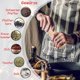 thumbnail image 5 of 2pcs Salt and Pepper Grinders, Wooden Ceramic Grinder, Easy Grind Manual Spice Grinder, Durable Spice Bottle for Kitchen Supplies, 5 of 5
