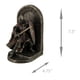 thumbnail image 4 of Veronese Design Estatua del cruzado maltés con armadura que protege la puerta con escudo y sujetalibros con espada Veronese Design WU76973A4, 4 of 4