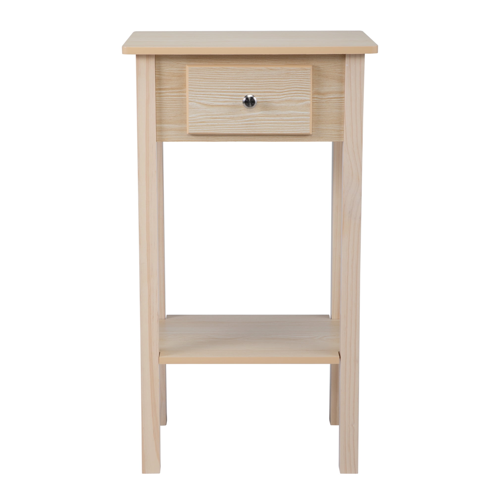 Private Jungle 2-Tier Coffee End Table Bedside Desk w/Shelf Nightstand for Living Room Bedroom,Wood color Private Jungle 2-Tier Coffee End Table Bedside Desk w/Shelf Nightstand for Living Room Bedroom,Wood color