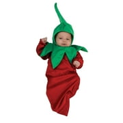 Rubie's Costume Deluxe Baby Bunting, Chili Pepper, 0-9 Months