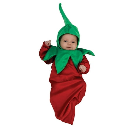 Rubie's Costume Deluxe Baby Bunting, Chili Pepper, 0-9 Months