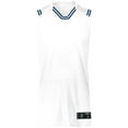 thumbnail image 5 of Holloway Sportswear XL Retro Basketball Jersey White/Navy 224076, 5 of 5