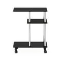 thumbnail image 6 of Pemberly Row U-shape Sofa Side Table with Casters Stainless Steel Tubes, 6 of 6