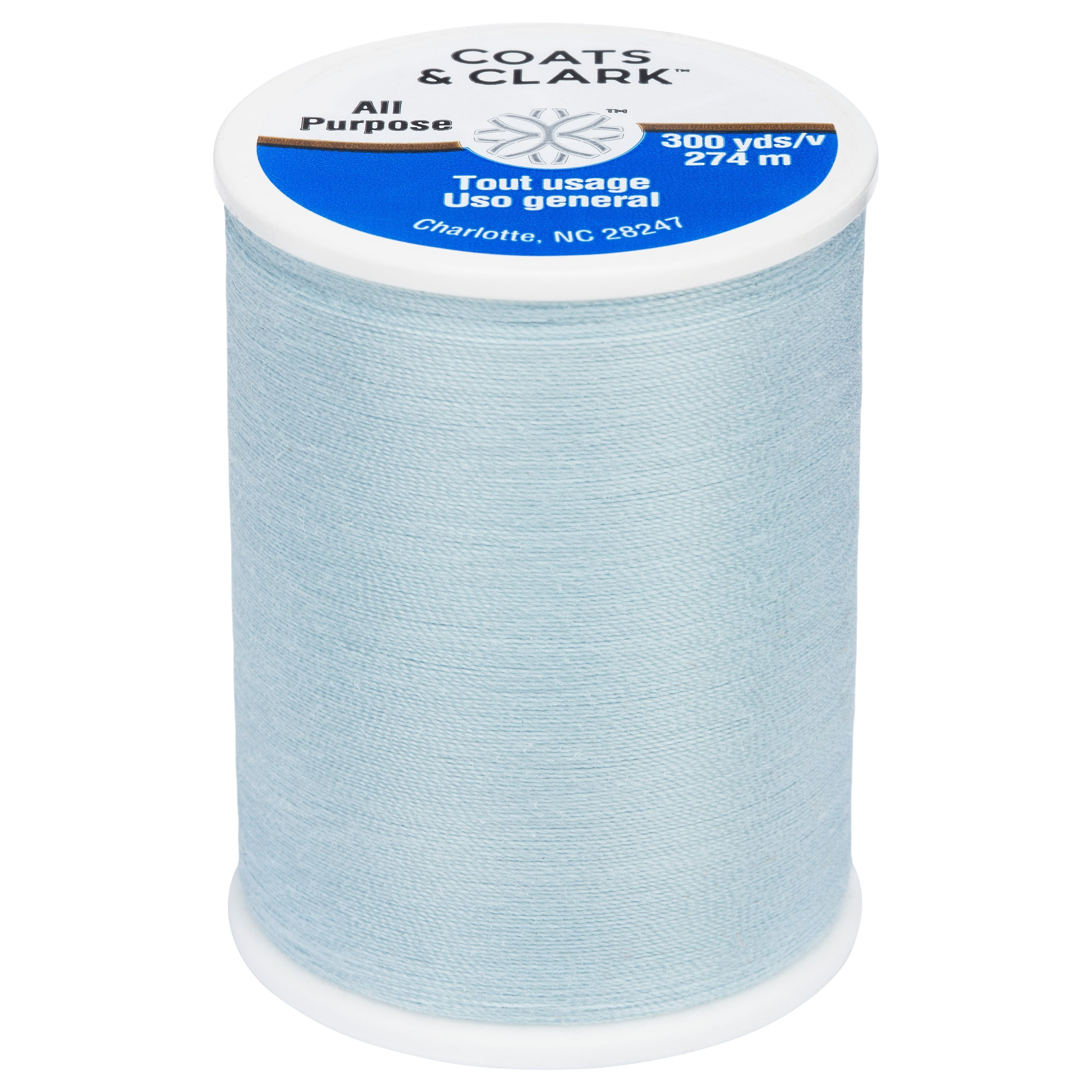 (3 pack) Coats & Clark All Purpose Ciel Polyester Thread, 300 Yards