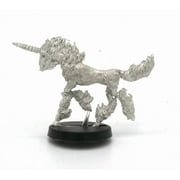 Stonehaven Flaming Undead Unicorn Miniature Figure for 28mm Table top Wargames - Made in USA