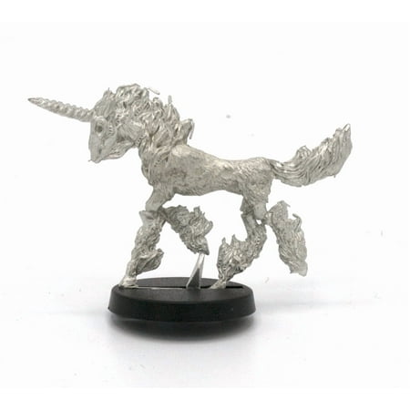 Stonehaven Flaming Undead Unicorn Miniature Figure for 28mm Table top Wargames - Made in USA