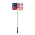 thumbnail image 5 of Lighted Patriotic Flags Pathway Marker Lawn Stakes - 6' - Clear Lights - 4ct, 5 of 7