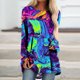 thumbnail image 2 of Blusa de manga larga con cuello redondo para mujer Pompotops  gfhjh19615, 2 of 5