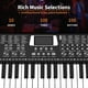 thumbnail image 4 of Teclado y piano Wfhdtx de 61 teclas con altavoz, micrófono y soporte, 4 of 7
