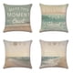 thumbnail image 1 of Paquete de 4 fundas de cojín de lino y algodón de 45 x 45 cm, almohadas decorativas para sofá, coche, cama, decoración del hogar, esplendor otoñal, 1 of 5