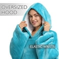 thumbnail image 5 of Catalonia Oversized Wearable Blanket Hoodie Sweatshirt, Comfortable Sherpa Lounging Pullover for Adults Men Women Teenagers Wife Girlfriend Gift, 5 of 6