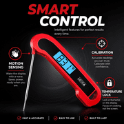 Amumu Direct Ultra-Fast Digital Meat Thermometer with Battery, 0.3 Sec Instant Read Food…