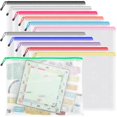 thumbnail image 1 of Funda con cierre Umriox, 43 x 31,5 cm, PVC, impermeable, 12 colores, 12 unidades, 1 of 7