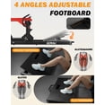 thumbnail image 4 of Hip Thrust Machine, 800LBS Plate-Loaded Glute Drive Band Peg, Heavy Duty Glute Bridge Machine with Weight Holder for Home Gym, Home Workout Equipment for Glute Muscles Building, 4 of 10