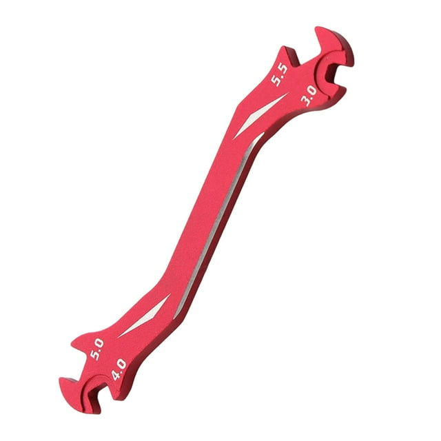 Mini Llave de tornillo Zulema RC herramienta de mano rojo 3/4/5/5,5 mm