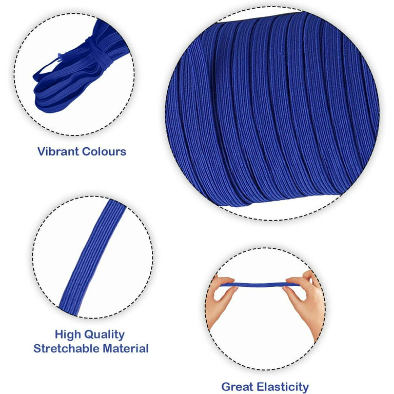 1mm Colorful High-Elastic Round Elastic rope Round Elastic Rope Rubber rope  Elastic Line DIY Sewing Jewelry Accessories 25meters