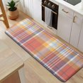 thumbnail image 5 of Multi Color Checkerboard Checkered Pattern Kitchen Rug Mat,Kitchen Runner Rugs Non Skid Washable,Decorative Kitchen Floor Mats for Kitchen,Sink,Laundry,17"x47.2", 5 of 7