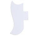 thumbnail image 3 of Musiclily Pro 5-Hole Small Half Face Guitar Pickguard Compatible with USA Les Paul American SG, 4Ply Vintage Tortoise, 3 of 4