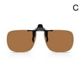 thumbnail image 4 of 1 PC Sunglasses Clip Unisex Clip-on Polarized Day Night Vision Flip-up Driving Sunglasses Glasses Lens For Outside, 4 of 8