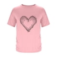 thumbnail image 2 of Fnnxeal Mens T-Shirts Casual Grahpic Short Sleeve Crew Neck Summer Pink Shirts for Men Size XL, 2 of 5