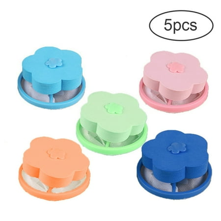 Lint Catcher For Washing Machine Reusable Washing Machine Floating Lint Mesh Trap Bag Hair Catcher Filter Net Pouch Household Tool ()