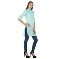 thumbnail image 2 of Designer Indian Bollywood Solid Kurta Top Women Cotton Kurti Casual Tunic Dress, 2 of 3