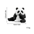 thumbnail image 3 of SSZMDLB under $5 Wood Decor, Hydroponic Panda Ornament, Resin Tabletop Decoration Piece, Cute Animal Figurine for Shelf, Home Office Desk Decor Accent, 3 of 6