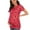 Red, variant on BLTIBY Pregnant Maternity Breastfeeding Short Sleeve Tops for Women Womens Maternity Nursing Clothes Printed Breastfeeding Blouse Tops Red L