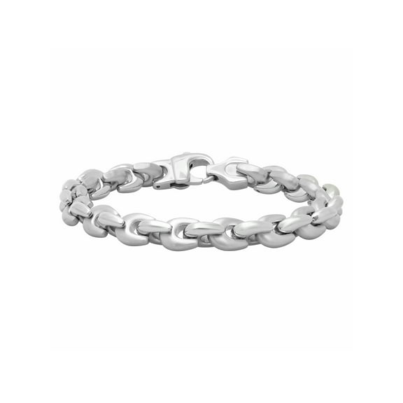 Men’s Stainless Steel Wishbone Link Bracelet