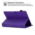 thumbnail image 4 of Universal Case for 9.6-10.5 inch Tablet, GSFY Stand Folio Protective Cover for 9.6/9.7/10/10.1/10.2/10.5 inch Touchscreen Tablet with Multiple Viewing Angles Document Card Pocket - Purple Blocks, 4 of 7
