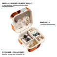 thumbnail image 2 of Squirrel Travel-Portable Square Jewelry Organizer Storage Box - Rings, Earrings, Necklaces, and Bracelets Holder for Girls and Women, 2 of 6