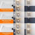 thumbnail image 5 of Nordic Hygge Rechargeable Motion Sensor Ceiling Light with Remote, 1 Pack, 5 of 8