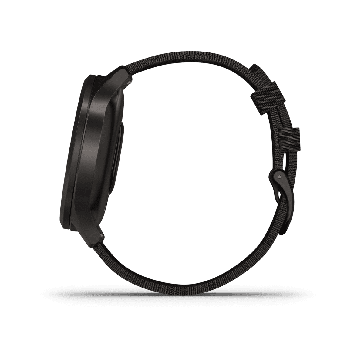 Garmin Vívomove Style, Graphite with Black Pepper Woven Nylon Band, GPS Smartwatch