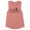 Desert Pink, variant on Skyline Charlotte North Carolina Women's Muscle Tank Large White