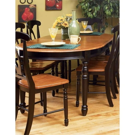 espresso bowery extendable oval hill dining table walmart