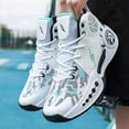 thumbnail image 4 of Mens Women Basketball Shoes Fashion Non- Lightweight Breathable Outdoor Sneakers Cushioning Workout Shoes for Running Walking Sports Training, 4 of 5