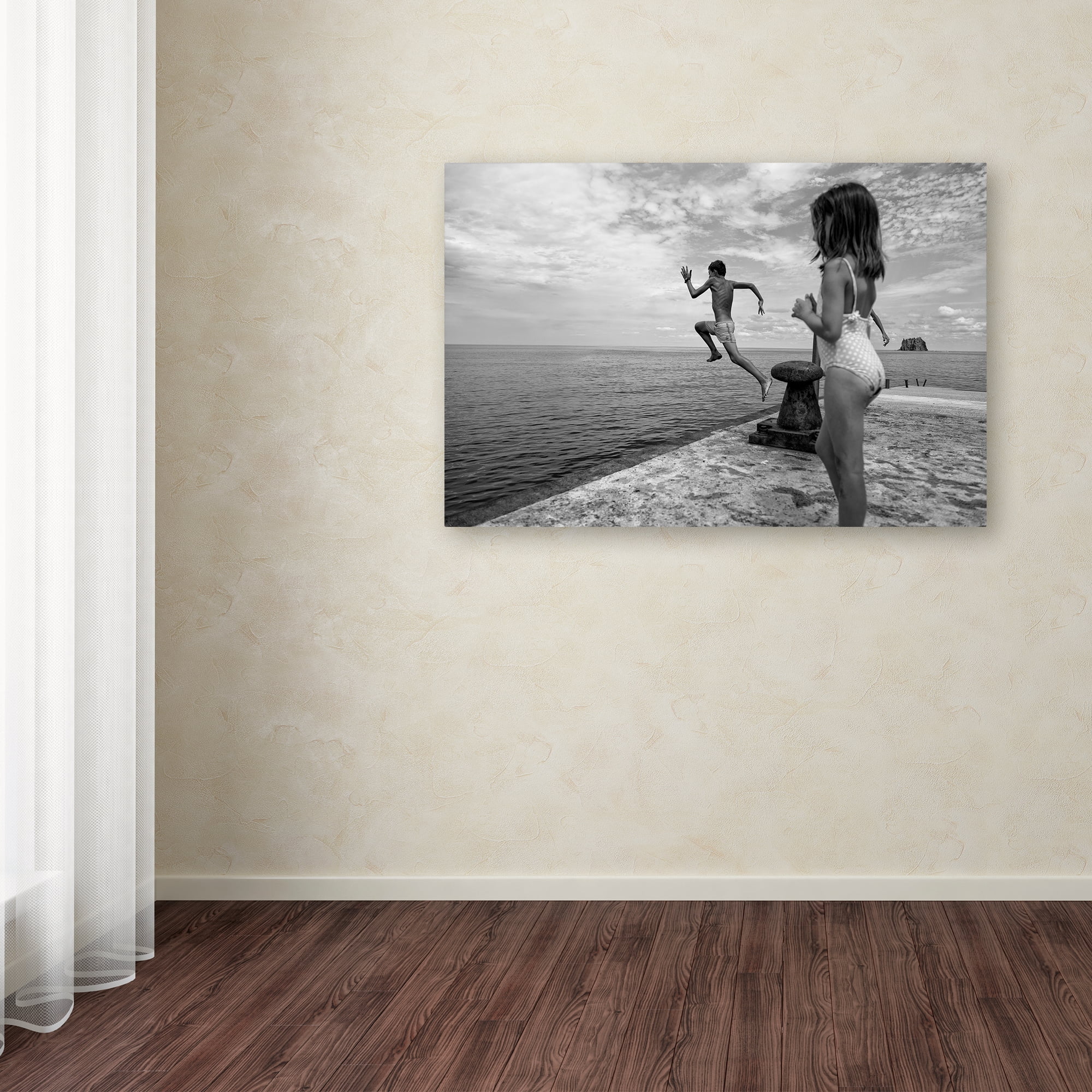Trademark Fine Art 'Kids' Canvas Art by Lorenzo Grifantini