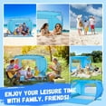 thumbnail image 6 of 4-6 Person Beach Tent  Shelter with UPF 50+  , Portable Lightweight Shade for Family Outdoor Activities, 6 of 6