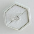thumbnail image 5 of SOLITAIRE JEWELS 3.30Ct Cushion Moissanite Diamond Engagement Ring 18K White Gold With Marquise Pave, 5 of 7