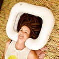 thumbnail image 2 of Shampoo Basin Inflatable Hair Washing Basin Portable Bedside Shower Shampoo and Conditioner Basin, Wash Hair in Bed - for Injured, Elderly, Easily Clean Hair, 2 of 8