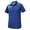 Kalvin Blue/Ocean blue, variant on Monterey Club Men's Melange Flash Colorblock Golf Polo Shirt #1276