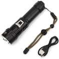 thumbnail image 2 of Mini Outdoor Torch, 5 Gears Zoomable Focusing Flashlight, Battery Contact Design Optical Lens Hiking For Climbing Camping Night, 2 of 8