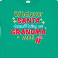thumbnail image 4 of Inktastic Christmas Whatever Santa Doesn't Bring Me Grandma Will Boys or Girls Toddler T-Shirt, 4 of 5
