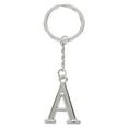 thumbnail image 1 of Simple Stylish Letter A Key Chain Metal Key Ring Alphabet Keychain Bag Pendant Charm Birthday Gift (Silver), 1 of 4