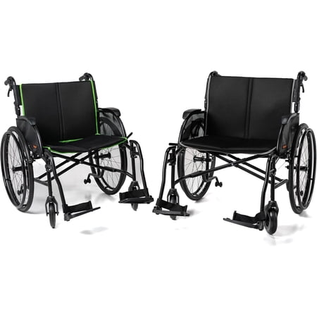 Feather Chair HD, Extra-Wide Wheelchair, 350 lbs. or 450 lbs. Weight Capacity
