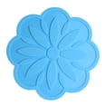 thumbnail image 1 of 2 Pack Silicone Trivet MatHot Pads For Pots & Pans, Spoon Rest & Coasters Heat Resistant Non Slip Flexible & Durable - Blue, 1 of 6
