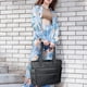 thumbnail image 1 of Bolso Tote Plisado para Mujer | Poliéster Ligero de Gran Capacidad | Asas Suaves y Cómodas | Bolso Informal para Viajes, Trabajo, Playa, Gimnasio, Uso Diario | Bolso Multiusos con Estilo, 1 of 6