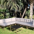 thumbnail image 6 of VIXLON Patio Furniture Set Modern Outdoor Conversation Set with Removable & Washable Deep Seating Cushion, 6 of 7